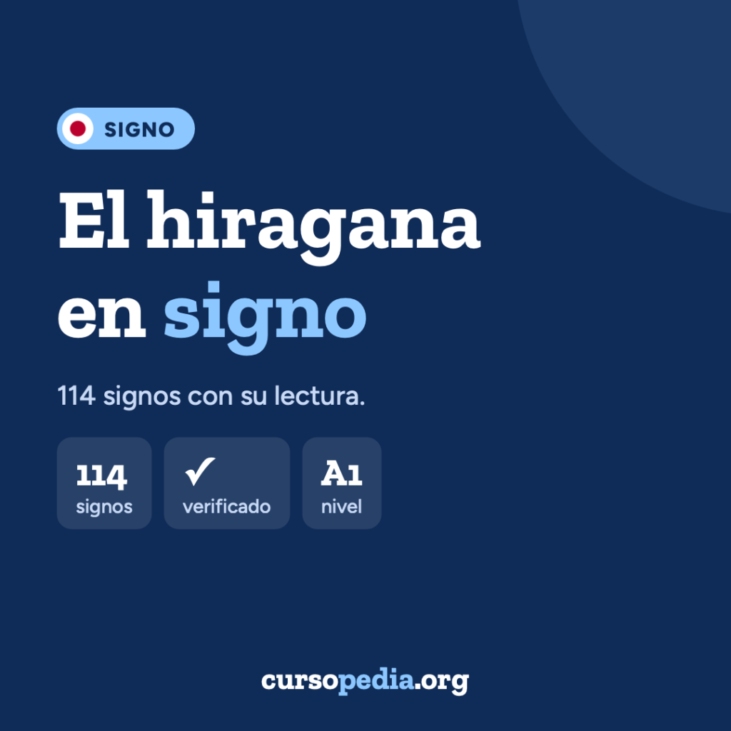 El hiragana: aprende a leer japonés — imagen 1 de 20