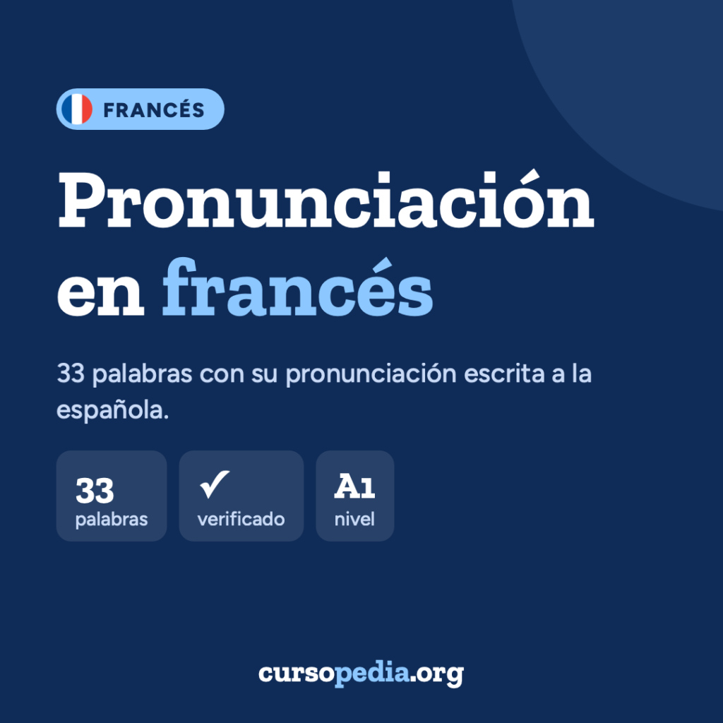 La pronunciación del francés para hispanohablantes — imagen 1 de 7
